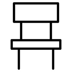 Fototapeta premium chair icon