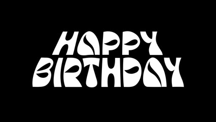 Groovy Happy Birthday wishes to brighten their special day with retro vibes