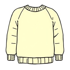 cozy sweatshirt watercolor illustration