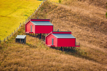 barn in the field