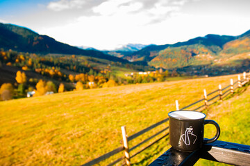 morning in the mountains