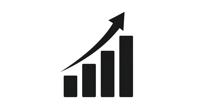 Minimalist Growth Icon for Business Metrics