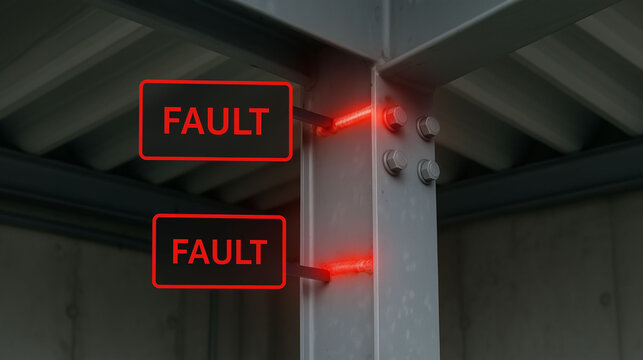 Structural fault detection using artificial intelligence and augmented reality technology to identify cracks and defects in metal construction beam