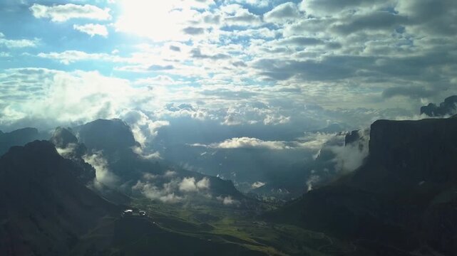 Dolomite Mountains in northeastern Italy
