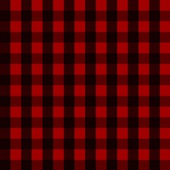 red gingham background