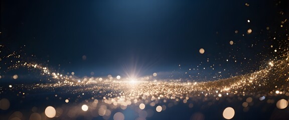 Sparkling Glitter Background with Soft Lights for Elegant Designs and Projects