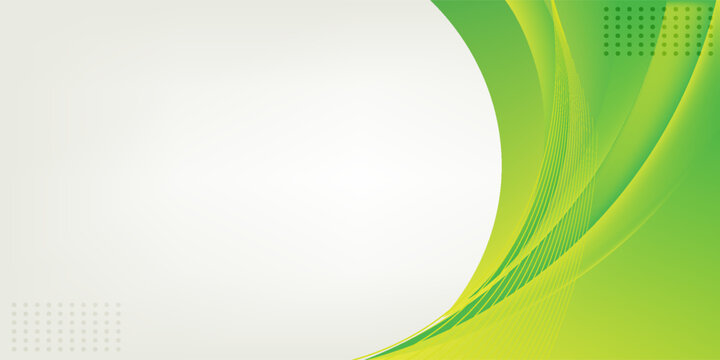 Modern white and green color abstract background