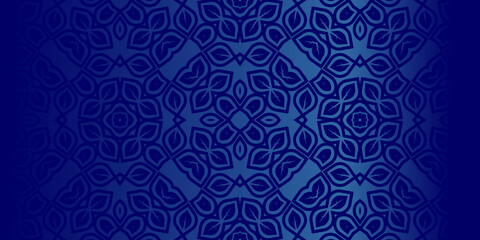 abstract blue background, abstract background with floral elements