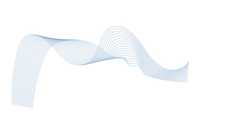vector wave line Design
