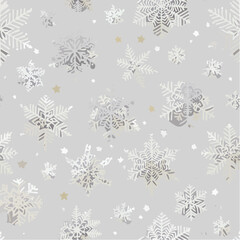 Winter Decorative Pattern Vector Illustration