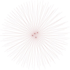 Abstract geometric radiating line pattern, modern digital art background, radial symmetry design, minimal contemporary abstract shape for creative design