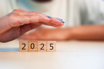 Yearly planning 2025 inspirational indoor setting for future aspirations and goal setting