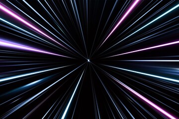 Hyperspace Light Streak Burst – Neon Warp Speed Overlay