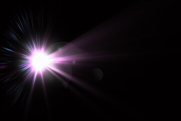 Purple Pink Flare – Shining Radiance Light Burst Effect
