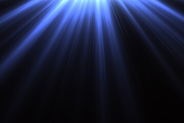 "Blue Light Shine – Stage Spotlight Beams on Black Background
