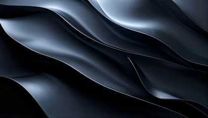 Obraz premium Abstract Dark Waves of Fabric Texture.
