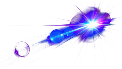 abstract of lighting for background digital lens flare in dark background clean png