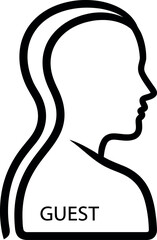 Abstract geometric shape with vibrant colors isolated on transparent background