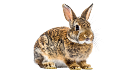 a rabbit isolated on transparent background