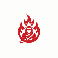 Samurai Burning Logo