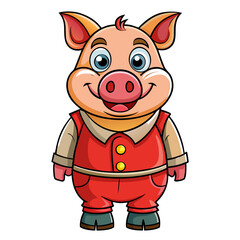 cartoon pig cartoon