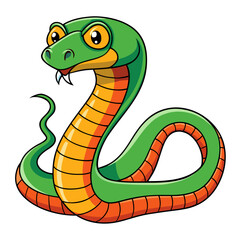 Fototapeta premium snake in a circle