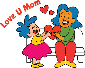 Cute Cartoon Crocodile Mascot Vector Illustration Giving Red Rose Flower Smiling Alligator Character Animal Presenting Gift Isolated on White.