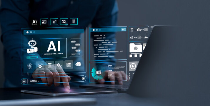 AI agent and Artificial Intelligence technology for data analysis, research, planning, work generate programming. Command prompt, AI assistant, Content generation, Agentic workflows automation. ML.