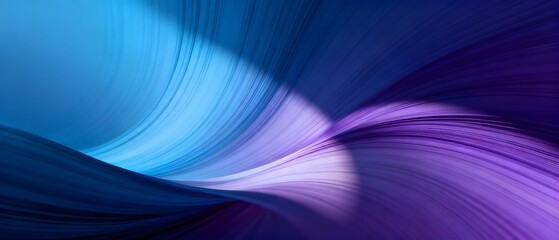 Blue Purple Fluid Lines Tech Gradient Series Design Materials