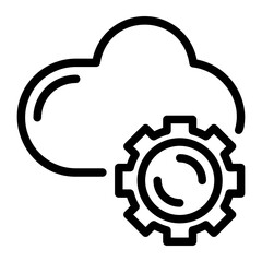 cloud process icon