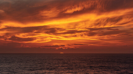 Obraz premium sunset on the sea