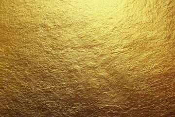 Radiant Gold Glitter Texture Full Frame Shot with Bright Highlight and Darker Gradient Background Creates a Luxurious and Festive Ambiance Perfect for Decoration