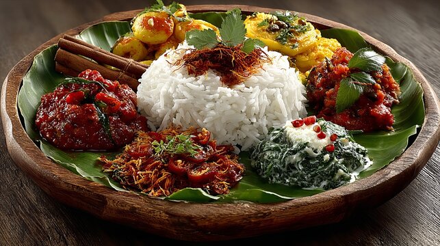 Savor the vibrant flavors of an authentic Indian Thali feast, a culinary journey for discerning palates