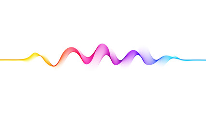 Abstract blue and red wave vector illustration design for a colorful business banner wallpaper