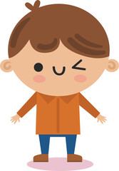 Cute Cartoon Kids Characters