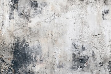 Textured Grunge Wall Surface with White and Dark Gray Paint Splatters