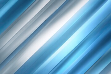 Obraz premium Abstract blue and white diagonal stripes with light and shadow