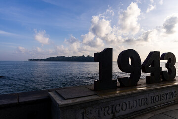 andaman islands memorial for first tricolour hoisting in 1943
