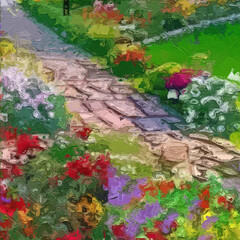 Various oil paintings, flowers, forests, streams, landscapes, birds, mountains, lakes, plum blossoms, cottages, chrysanthemums, roses, peonies, lotus leaves, lotus flowers, tulips