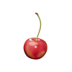 ３Dのフレッシュさくらんぼ⭐︎png