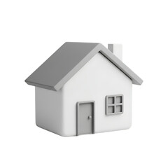 Dream home concept with 3D rendering, ideal for real estate, mortgage and design projects, visualize property ownership and construction with a modern style