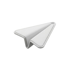 Sleek paper airplane design symbolizing innovative ideas, swift communication, and modern business solutions for global connectivity and streamlined process