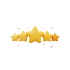 Stunning five-star rating for excellent service, product quality, modern design, and vibrant customer satisfaction, perfect for business growth and success