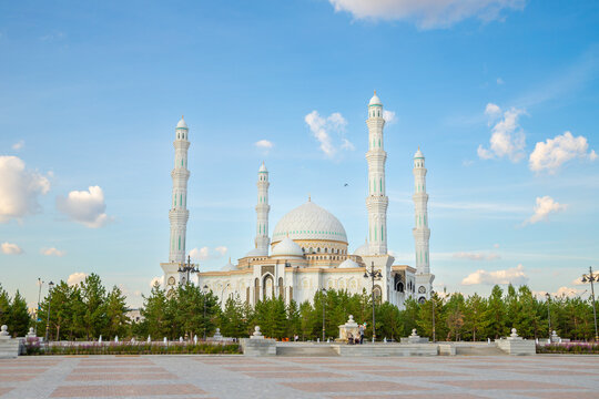 Hazrat or Hazret (Khazret) Sultan cathedral mosque with four minarets