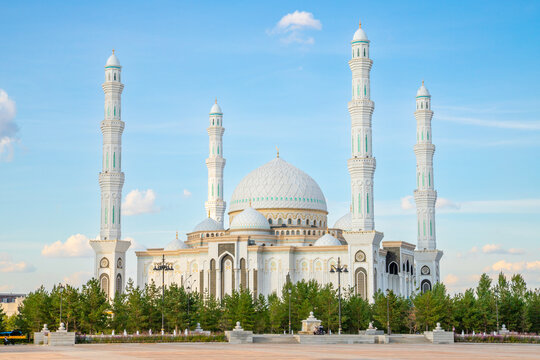 Hazrat or Hazret (Khazret) Sultan cathedral mosque with four minarets