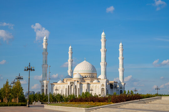 Hazrat or Hazret (Khazret) Sultan cathedral mosque with four minarets