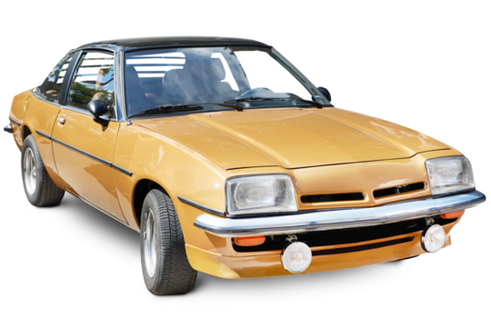 Retro car isolated on transparent