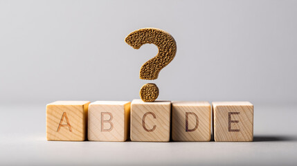 Concept image of choice and thinking