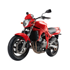 Fototapeta premium Red motorcycle png bike png vehicle png sport png fast png road png ride png wheels png modern png racing png transparent background image