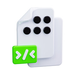 Compiler 3d render icons